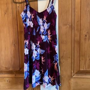 American eagle Hawaiian tank midi dress